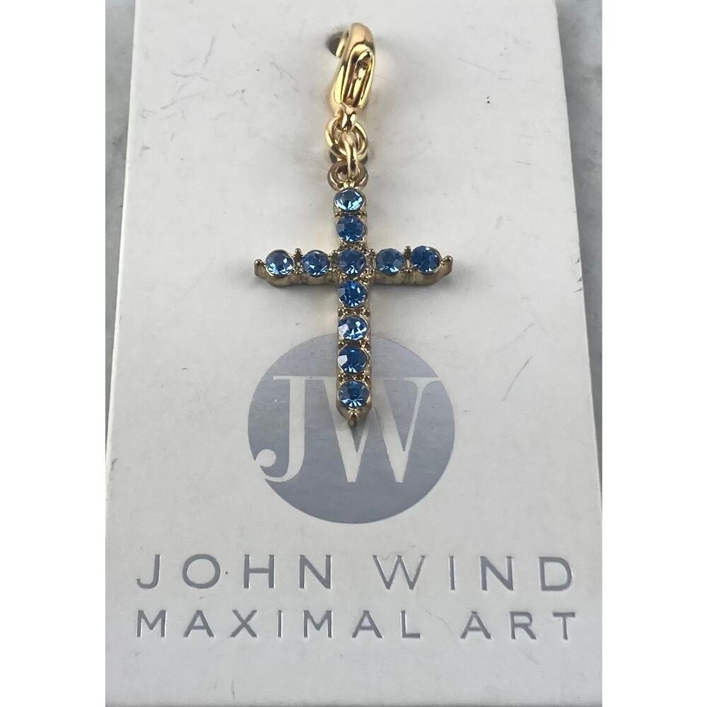 John Wind blue cross pendant